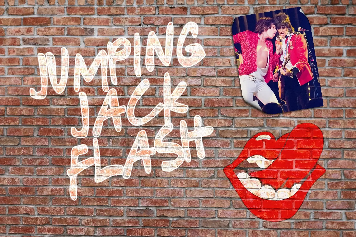 Jumping Jack Flash graffiti banner