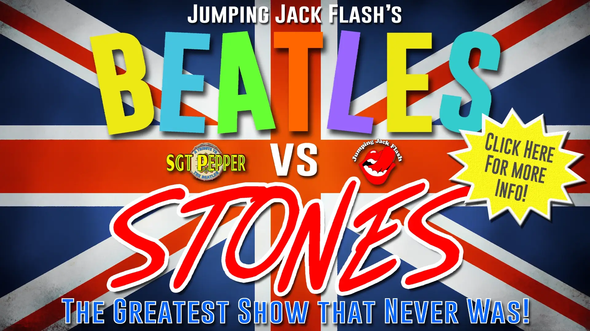 Jumping Jack Flash  THE tribute to the Rolling Stones