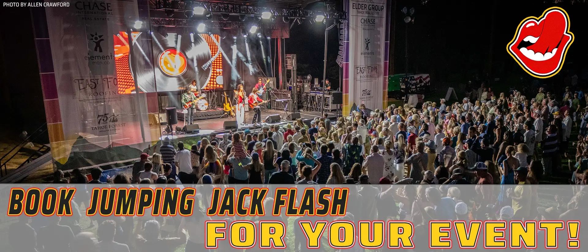 Book Jumping Jack Flash for your venue or private event.