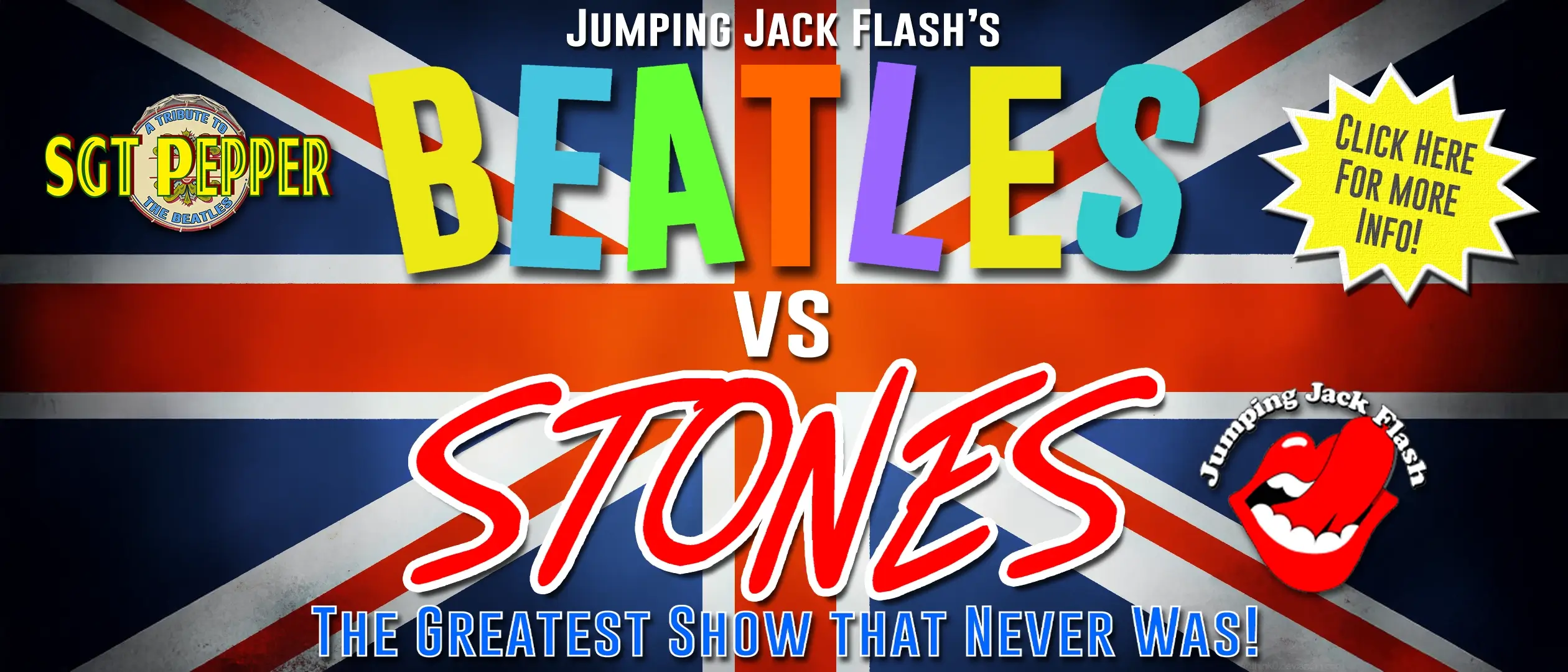 Jumping Jack Flash presents: Beatles vs. Stones - the Greatest Show that Never Was!